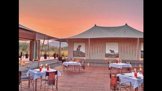 The sleek, art-deco look to the tents with every luxury imaginable can win over those who aren’t camping fans