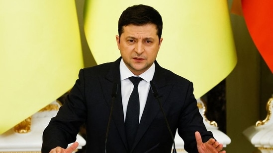 Ukrainian President Volodymyr Zelenskiy.(Reuters)