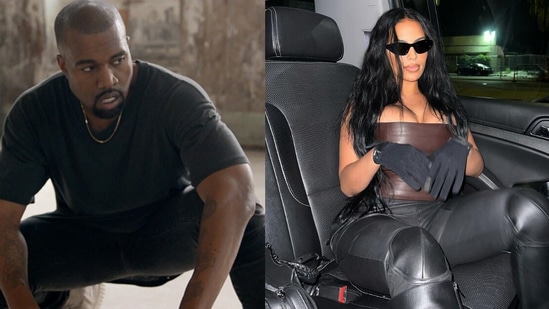 Kanye West spotted with Kim Kardashian lookalike model Chaney Jones.