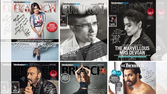 It is now a tradition that the cover star on the HT Brunch Anniversary Issue writes a handwritten message on the cover