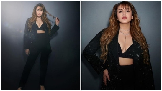 Huma Qureshi's fashion game is getting better by the day. The actor is currently busy with the promotions of her upcoming film Valimai – a Tamil thriller. A day back, Huma shared a slew of pictures from her promotional fashion photoshoot and it is making us scurry to take notes on how to ace this look like a diva.(Instagram/@iamhumaq)