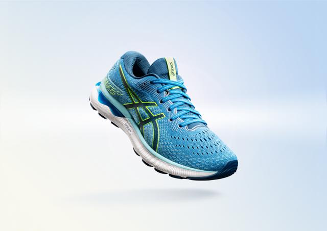The GEL-NIMBUS 24 running shoes from ASICS, offer the most advanced impact protection for men on the run The GEL-NIMBUS 24 running shoes from ASICS, offer the most advanced impact protection for men on the run