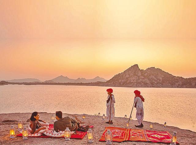 There’s a rock with spectacular views of the water, hills and the sunset, near the property. The hotel will send a picnic with things like samosas etc There’s a rock with spectacular views of the water, hills and the sunset, near the property. The hotel will send a picnic with things like samosas etc