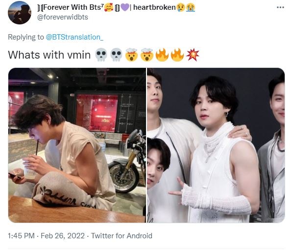 ARMY shared tweets.