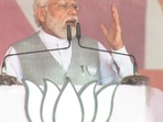 PM Modi addressing an event in Uttar Pradesh (Twitter/ BJP).&nbsp;