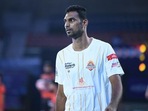 Angamuthu during the PVL.(Instagram/Ahmedabad Defenders) Angamuthu during the PVL.(Instagram/Ahmedabad Defenders)