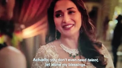 Madhuri Dixit in The Fame Game. Madhuri Dixit in The Fame Game. 