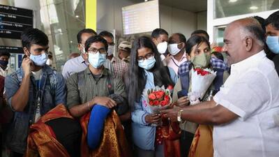A total of 23 students from the state have returned to India. (HT Photo) A total of 23 students from the state have returned to India. (HT Photo)