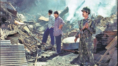 In the aftermath of the unabated violence that lasted for about three days before the army troops intervened and brought the situation under control, the Supreme Court set up a special investigation team in 2008. (HT Archive) In the aftermath of the unabated violence that lasted for about three days before the army troops intervened and brought the situation under control, the Supreme Court set up a special investigation team in 2008. (HT Archive)