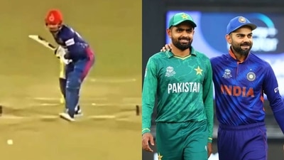 Rashid pulls off Kohli and Babar's trademark shot Rashid pulls off Kohli and Babar's trademark shot