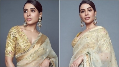 Samantha Ruth Prabhu in ₹1 lakh hand-painted saree lays wedding fashion cues, brides-to-be take notes: All pics Samantha Ruth Prabhu in ₹1 lakh hand-painted saree lays wedding fashion cues, brides-to-be take notes: All pics
