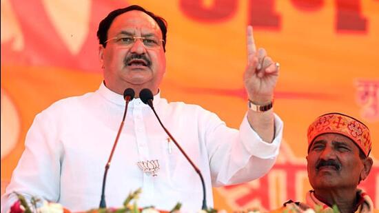 The Bharatiya Janata Party (BJP) president JP Nadda’s official Twitter account was briefly hacked on Sunday morning. (File/ANI)