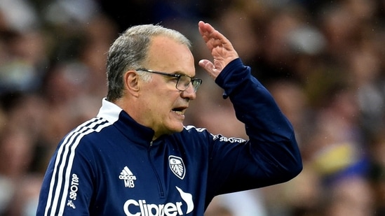 File photo of Leeds United manager Marcelo Bielsa.(REUTERS)