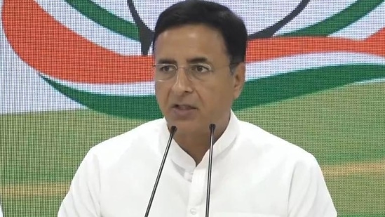 Congress leader Randeep Surjewala.(File photo)