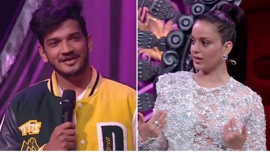 Munawar Faruqui and Kangana Ranaut are already fighting on Lock Upp. Munawar Faruqui and Kangana Ranaut are already fighting on Lock Upp.