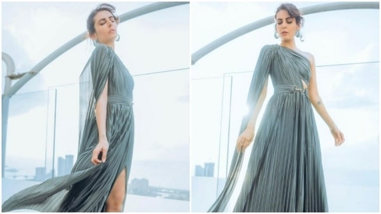 Mandana Karimi's sartorial sense of fashion always manages to make our hearts skip beats. The actor often shares snippets from her fashion photoshoots on her Instagram profile and drops major cues of fashion. Be it casual or formal or dressed to chill, Mandana's fashion game is always on point. A day back, the actor again set the bar higher for us with a slew of pictures.(Instagram/@mandanakarimi)