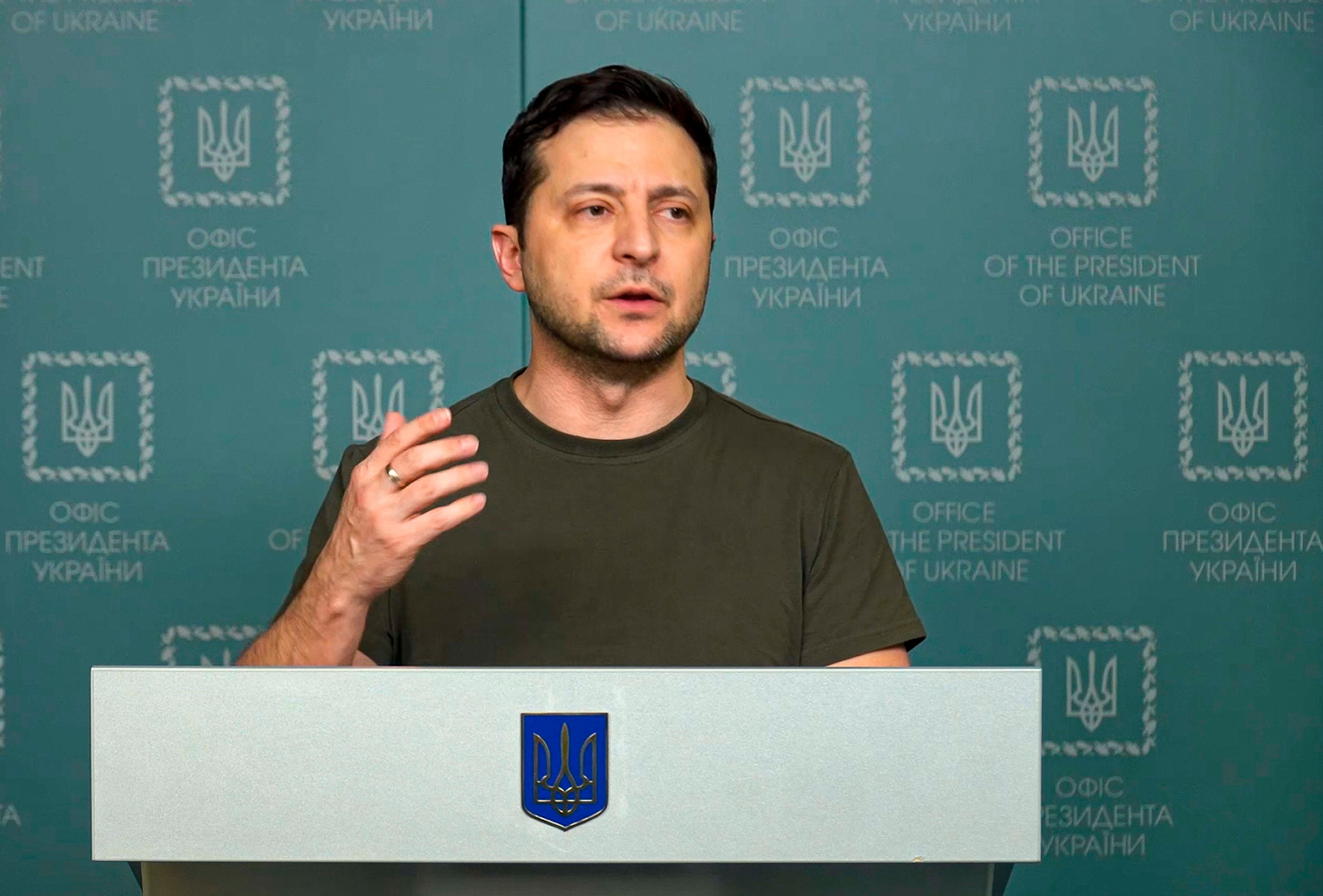 File photo of Ukrainian President Volodymyr Zelenskyy. (AP)