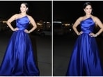 Sunny Leone's beauty and her warm gestures can leave anyone spellbound. She makes manages to make heads turn every time she steps out. The actor was recently seen stealing the limelight in a royal blue gown.(Instagram/@sunnyleone)