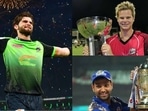 Shaheen Afridi (left), Steve Smith (right top), Rohit Sharma Shaheen Afridi (left), Steve Smith (right top), Rohit Sharma