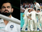 Virat Kohli was out for a duck in the 2017 Pune Test.&nbsp;