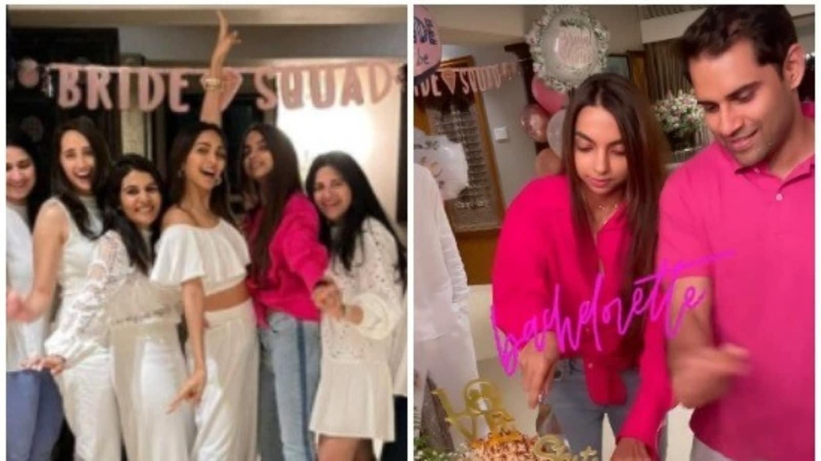 Kiara Advani joins sister Ishita Advani’s bride squad, shares photos from white and pink-themed bachelorette
