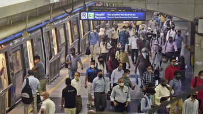 The Delhi Disaster Management Authority lifted all curbs on the operation of Delhi Metro and public transport buses from Monday. (HT) The Delhi Disaster Management Authority lifted all curbs on the operation of Delhi Metro and public transport buses from Monday. (HT)