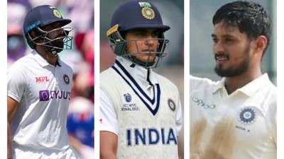 Shubman Gill, according to former selector Devang Gandhi, is India's best bet at No.3 in Tests: 'When we fast-tracked him into India A system, he had...' (HT COLLAGE)