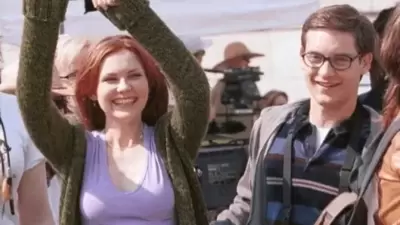 Kirsten Dunst starred alongside Tobey Maguire in Sam Raimi's Spider-Man films. Kirsten Dunst starred alongside Tobey Maguire in Sam Raimi's Spider-Man films.