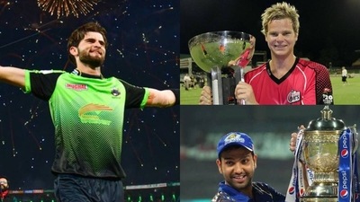 Shaheen Afridi (left), Steve Smith (right top), Rohit Sharma Shaheen Afridi (left), Steve Smith (right top), Rohit Sharma