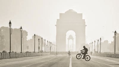 Delhi logged an average AQI of 225 throughout February. (ANI) Delhi logged an average AQI of 225 throughout February. (ANI)