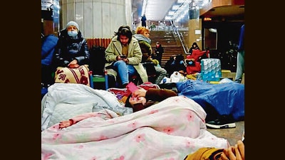 At least 36 medical students from Ludhiana are stuck in Ukraine, and most of them are in Kharkiv, which is 100km away from the Russian border. (HT PHOTO )