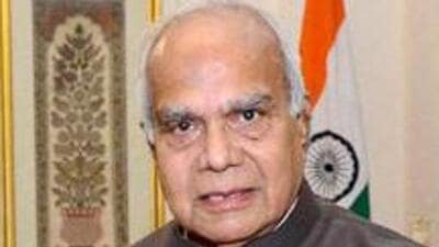 Punjab assembly speaker and Congress leader Rana KP Singh met governor Banwarilal Purohit at Raj Bhawan in Chandigarh and conveyed his objections to the amendments made by the Centre in the norms for selecting two full-time members of BBMB. (PTI File Photo)