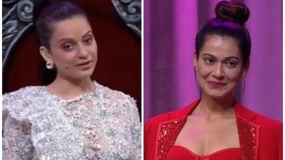 Payal Rohatgi got into an argument on the stage of new reality show Lock Upp. Payal Rohatgi got into an argument on the stage of new reality show Lock Upp.