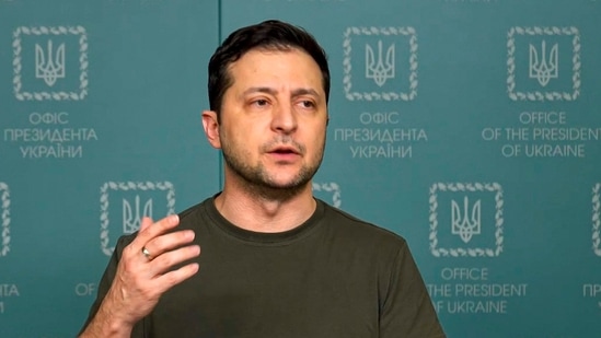 File photo of Ukrainian President Volodymyr Zelenskyy.(AP)