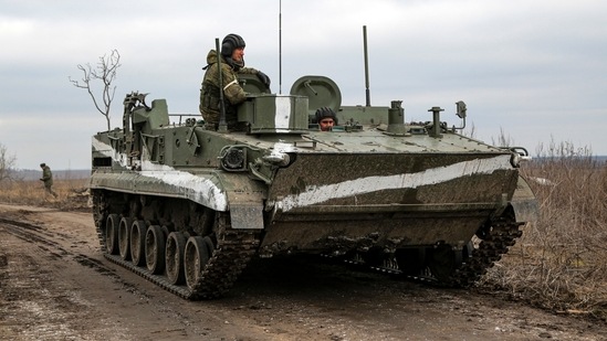 Russian forces seized two small cities in southeastern Ukraine and the area around a nuclear power plant.(AP)