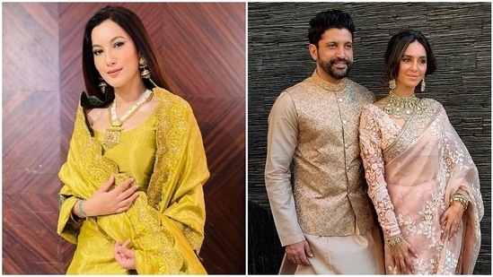 Gauahar Khan schooled a report saying that fights took place between her and Shibani Dandekar over Farhan Akhtar.