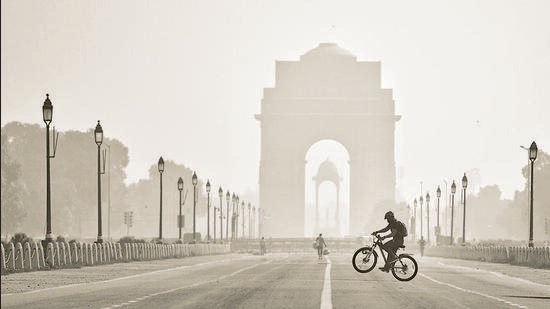 Delhi logged an average AQI of 225 throughout February. (ANI)