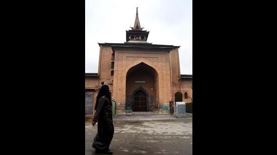 The mosque has remained closed for extended periods of time since August 2019, owing to the restrictions imposed after the region was bifurcated into two union territories, followed by Covid-19 pandemic. (File Photo)