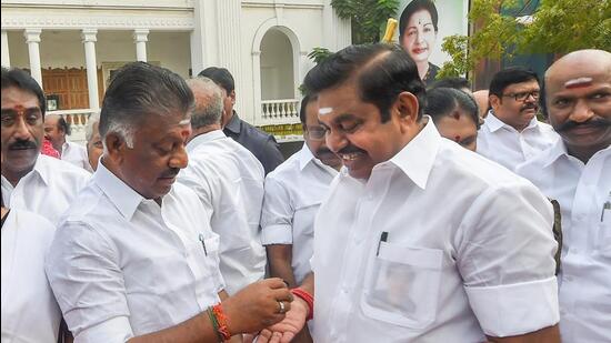 The AIADMK had alleged that the man had indulged in fake voting at a polling booth. (PTI)