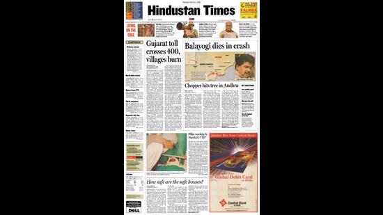 HT This Day: March 04, 2002 -- Balayogi dies in crash