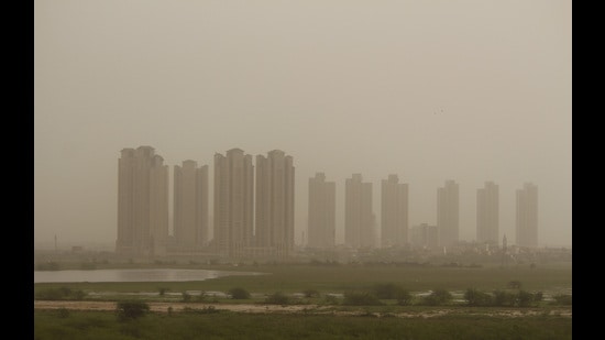 Over the past week, officials said that the MCG has started serving reassessment notices to owners of 503,000 properties for the 2022-23 financial year. (Yogendra Kumar/HT PHOTO) Over the past week, officials said that the MCG has started serving reassessment notices to owners of 503,000 properties for the 2022-23 financial year. (Yogendra Kumar/HT PHOTO)