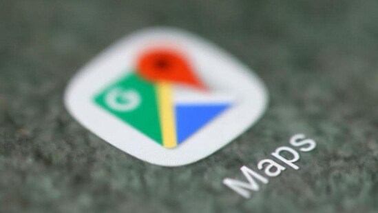 The Google Maps app logo is seen on a smartphone.(Reuters File Photo)