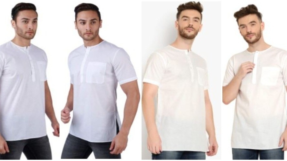 Short cotton kurta for men: This is a great spring and summer wear