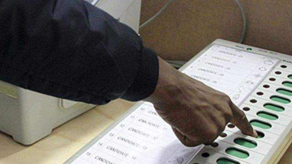 Polling started at 7 am in 2,171 wards of the 108 civic bodies and went on till 5 pm. (HT file photo. Representative image)
