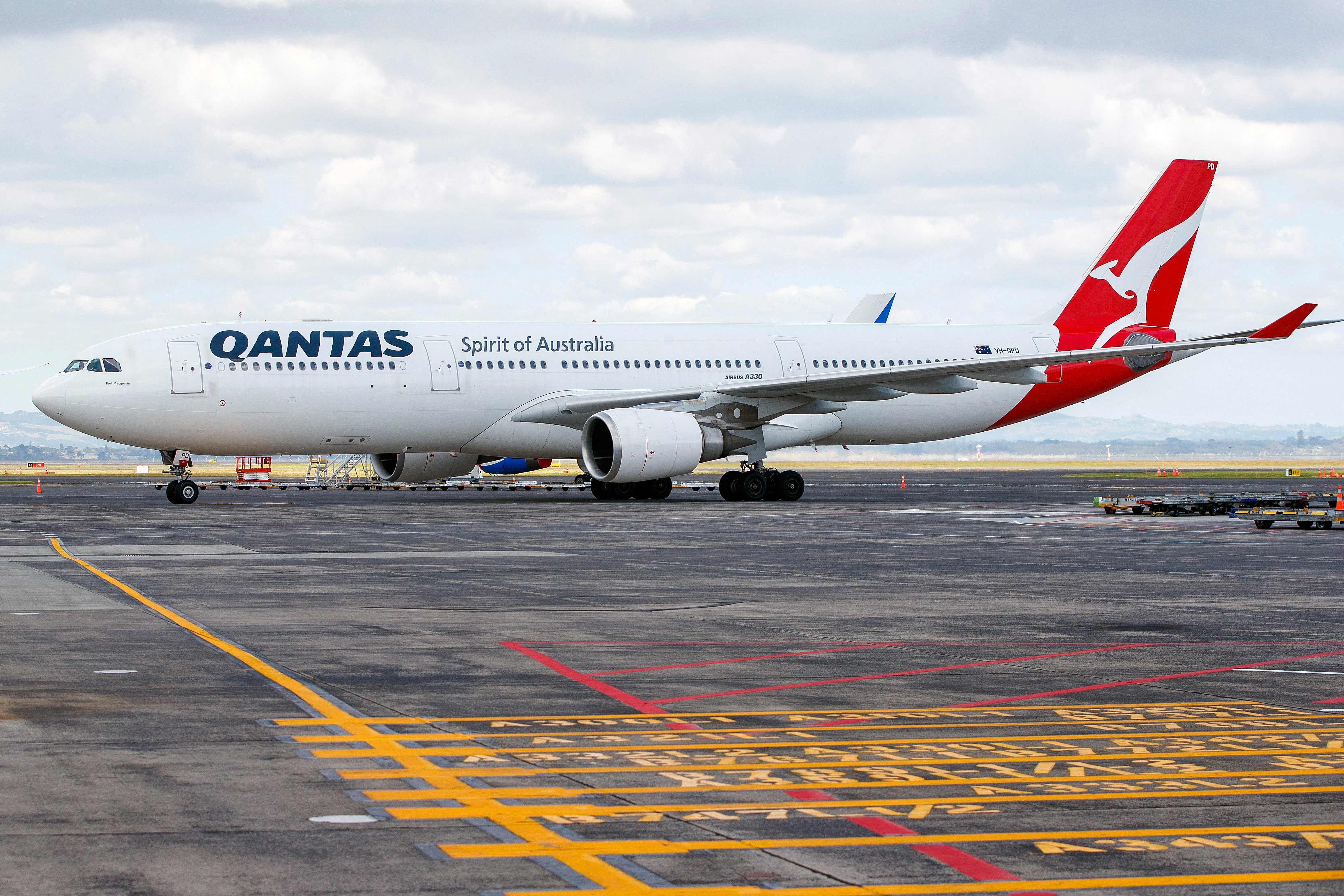 &nbsp;Qantas announced it will start flights on the Sydney-Benglauru route from September 14 onwards and is finalising a codeshare partnership with Indian carrier IndiGo.(Photo by DAVID ROWLAND / AFP)