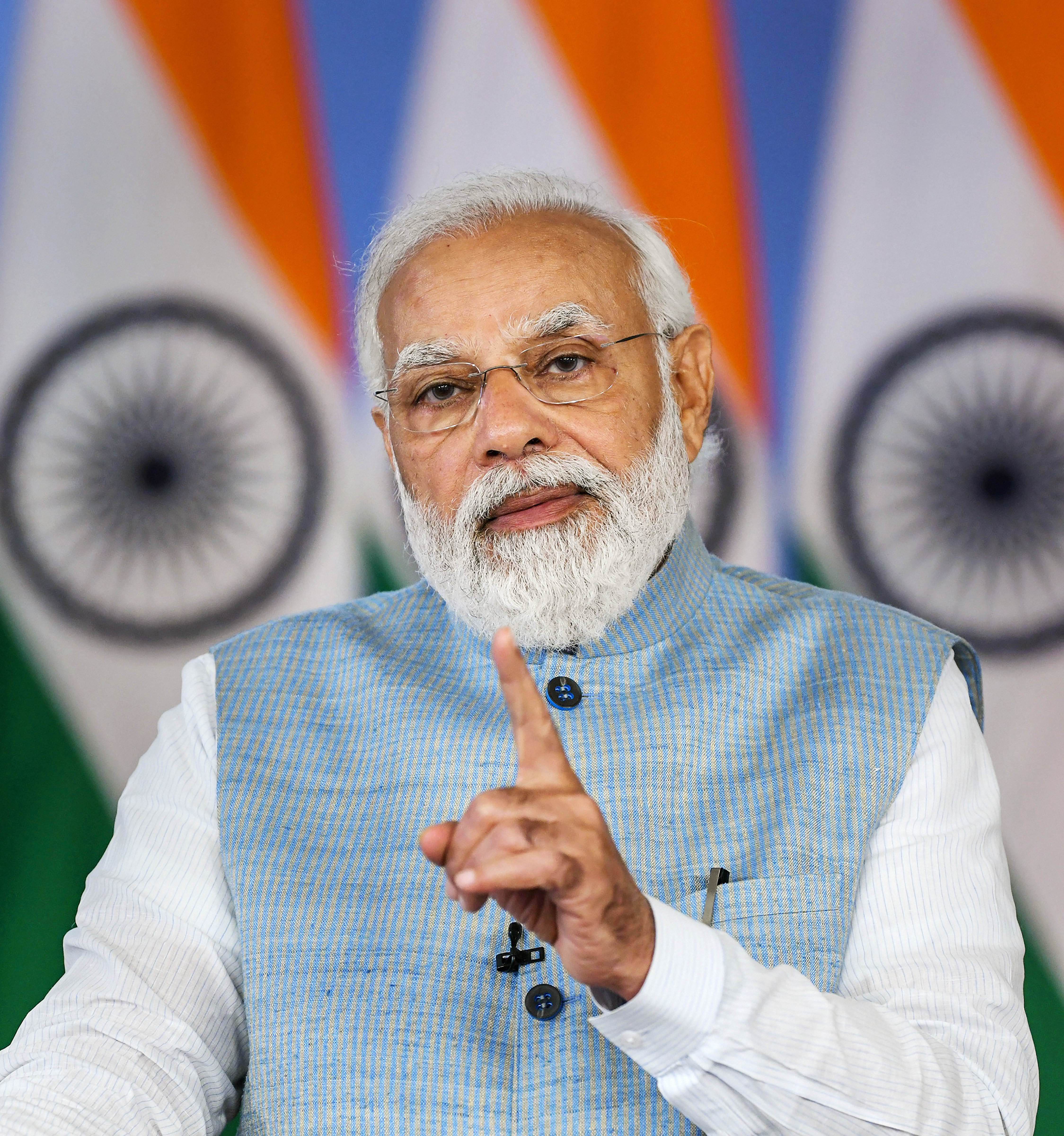 Prime Minister Narendra Modi thanked Romania PM Nicolae-Ionel Ciucă, and Slovak PM Eduard Heger for permitting evacuation flights to land in their countries to bring back stranded Indians from war-hit Ukraine. (PTI) Prime Minister Narendra Modi thanked Romania PM Nicolae-Ionel Ciucă, and Slovak PM Eduard Heger for permitting evacuation flights to land in their countries to bring back stranded Indians from war-hit Ukraine. (PTI)