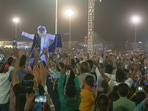 Sadhguru at the Isha Mahashivratri festival.