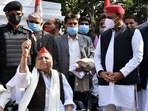 Because he bears a physical resemblance to his father Mulayam Singh Yadav, Akhilesh often faces a barrage of criticism for his style of functioning from his party seniors as well as opponents. (File Photo) Because he bears a physical resemblance to his father Mulayam Singh Yadav, Akhilesh often faces a barrage of criticism for his style of functioning from his party seniors as well as opponents. (File Photo)