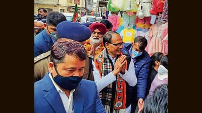 Madhya Pradesh chief minister Shivraj Singh Chouhan will also light an earthen lamp at the event. (HT PHOTO)