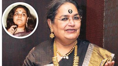 Usha Utthup at 22 (inset) and at 74 Usha Utthup at 22 (inset) and at 74